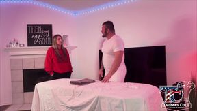 PAWG MILF Gets Fucked and Bred After Erotic Massage!