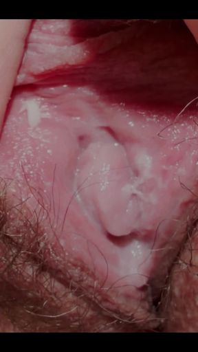 An Extreme Close-up of the Creamiest Pussy