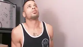 Sexy Latino Security Guard Barebacks A Black Boys Tight Hole
