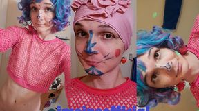 19old Clown- femboy- trans anal- on black dick .ep5