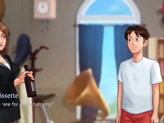 Miss bissette lastly screws Anon - summer time saga gameplay part two