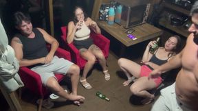 Two Couples Playing Truth or Dare