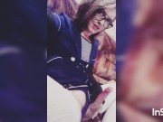 Crossdresser Hattabi4ik Self Creampie Cumshot