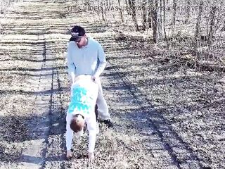 Screwed Outside Whilst a Drone Watched Us