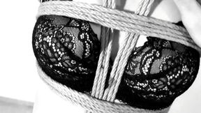 Tied up wet pants teen desperate peeing in her panties until she CAN'T anymore