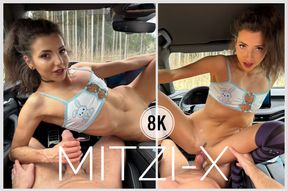 Mitzi is in Nature and Wants Sex in the Car