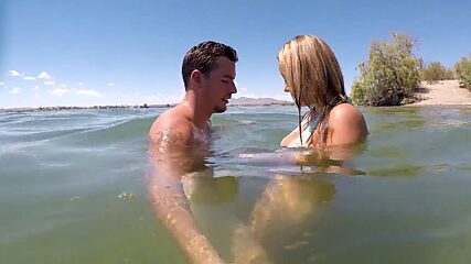Slutty Wife Fucks and Sucks Cock Twice on Beach Vacation