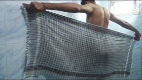 Taking Bath with Underwear