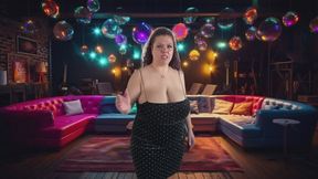 Olivia gets tiny at a party