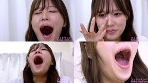 Serina Usui - CLOSE-UP of Japanese cute girl YAWNING - MOV 1080p