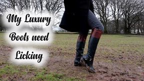 My Luxury Boots need Licking
