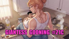 Giantess Gooning #21C: Enveloped by the Goddess's Infinite Form (Animated, Music)