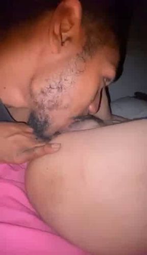 Cute PNG girl getting Licked