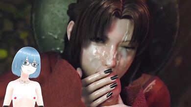 Deepthroat anime reaction explodes in pulsing heat