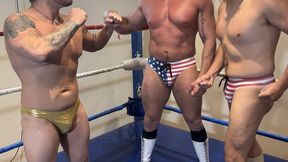 Men's Wrestling: 2-on-1 Magic Match with Strip Match Kicker!