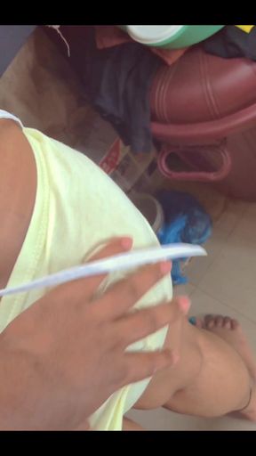 Powerful moment from &quot;POV. StepMom got Caught naked in kitchen in hot dress&quot;