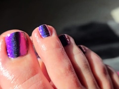 Linsey Dawn solo foot fetish