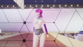 Mmd Mamamoo - Starry Night Evelynn Sexy Striptease League of Legends Hentai Uncensored