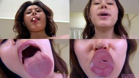 Erika Kononoba - Smell of Her Erotic Long Tongue and Spit Part 1 - MOV 1080p