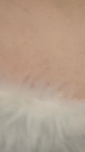 Miss Santa Doing a Sexy Striptease Showing Big Boobs