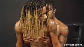 EdwardJames Hot Jock Savage Moore Relishes Black Mambas Fiery Control