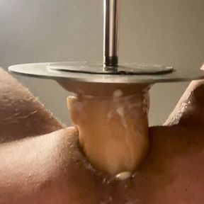 Extreme Dildo fuck-machine POV