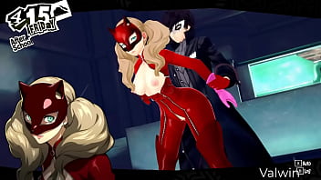 Ann Takamaki and Joker Dungeon Fuck - Persona 5 3D