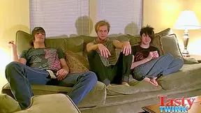 Erik, Tristan, Aron - A Threesome With Handcuffs