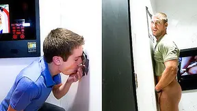 Curious Straight Guy Seduced by Milf Alexis Fawx at the Glory Hole – Naughty