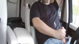 Teddy exhibitionist jizz shot in auto