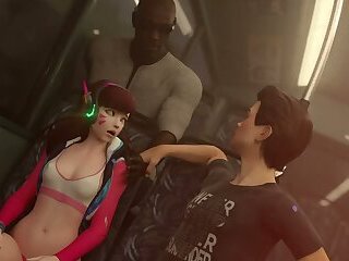 Overwatch XXX - Overwatch's Sex Addict D.va - D.va Route