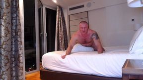 hot stud moaning loud while humping pillow with dirty talk