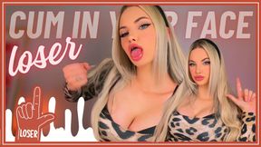 Cum In Your Face, Loser (CEI Self Facial Humiliation For Beta Losers)