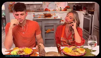 Busty Stepmom Armani Black Enjoys Turkey-Style Pleasure from Stepson