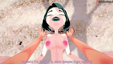 Gwen fucking on the beach - FULL POV - Total Drama - Thanks