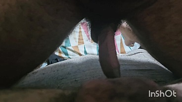 Chupando e dando para o vizinho peludo.