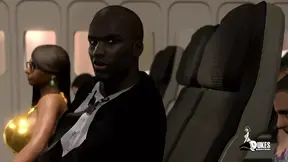 Ms  Jiggles Gets raunchy on the airplane