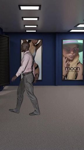 Kink Maker 6: Cliair's Change Room Dildo Ride Orgasm