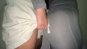Unknown Woman Touches a Stranger's Dick