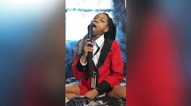 Lillith in Kakeguri Cosplay Taking Dick