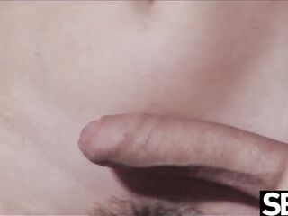 Her large natural bazookas bounce as they get overspread in hawt cum
