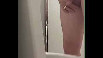 helping pee and helping wank in public toilets - almost caught