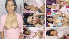 Season 104. Very huge big boobs bhabhi open her boobs and pussy front of stepson