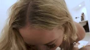 Maya Rose's Tempting Request: An Unforgettable Encounter with a Stunning Blonde