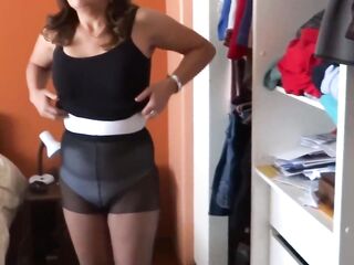 I expose myself and strip so my stepson can masturbate and cum.