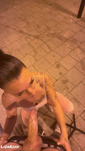 Random Blowjob at Train Station