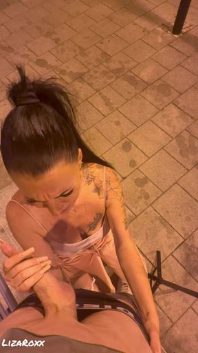 Random Blowjob at Train Station