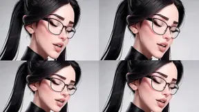 Hottest young lady sucks big cock in AI-generated reality