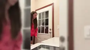 Teen girl rides huge cock and cums hard in laundry machine