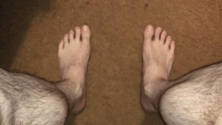 Teasing myself, playing with my precum